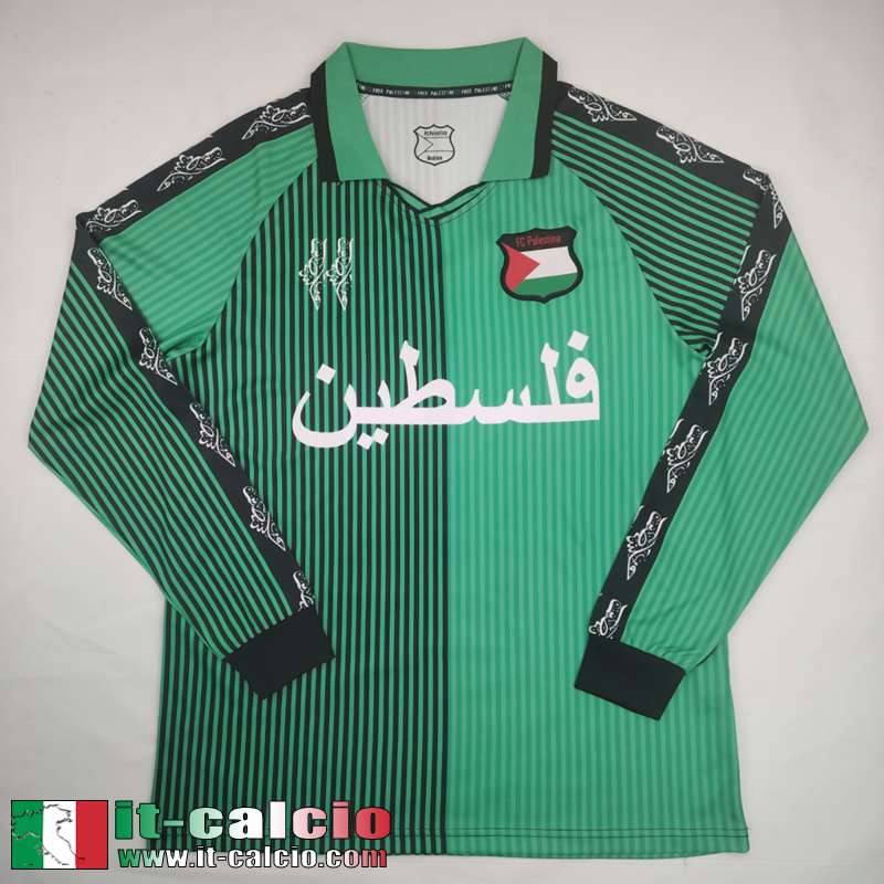 Maglia Calcio Palestine Special Edition Uomo Manga Larga 2024 2025 TBB675