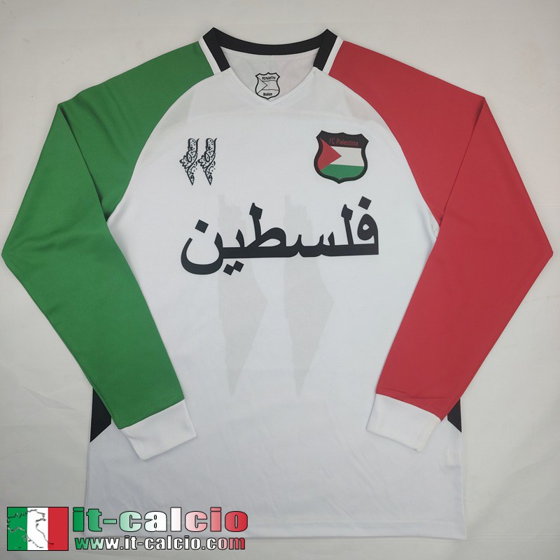 Maglia Calcio Palestine Special Edition Uomo Manga Larga 2024 2025 TBB676