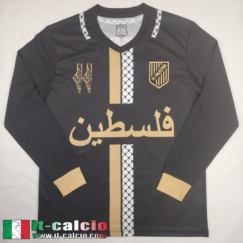 Maglia Calcio Palestine Special Edition Uomo Manga Larga 2024 2025 TBB677