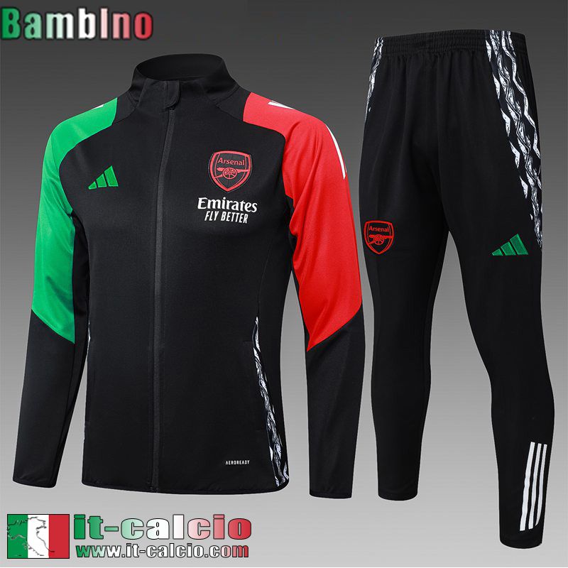 KIT: Full-Zip Giacca Arsenal Bambini 2024 2025 C536