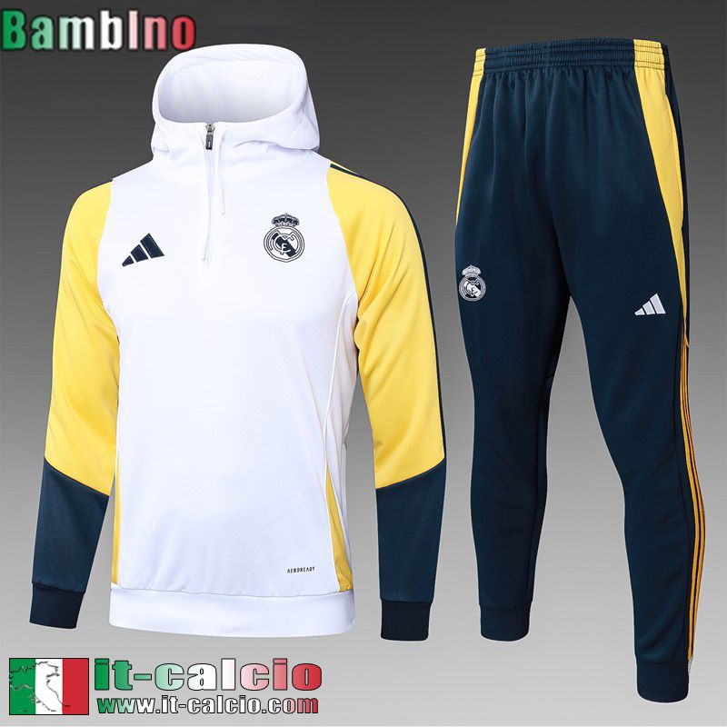 KIT: Tute Calcio Real Madrid Bambini 2024 2025 C538