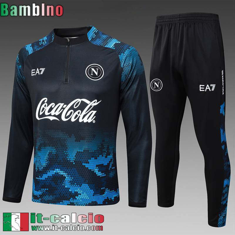 KIT: Tute Calcio Nap0li Bambini 2024 2025 C543