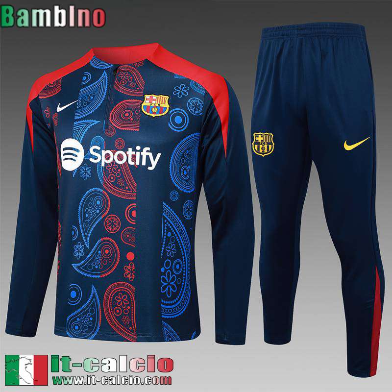 KIT: Tute Calcio Barcellona Bambini 2024 2025 C548