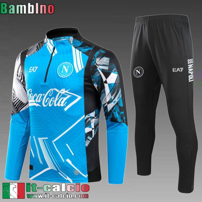 KIT: Tute Calcio Nap0li Bambini 2024 2025 C551