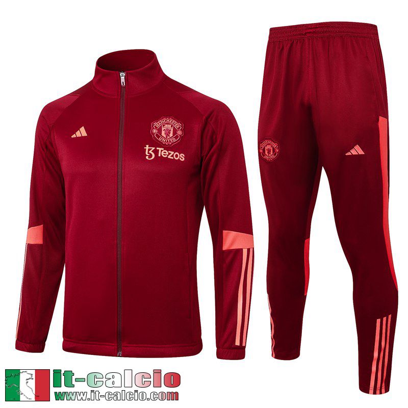 Manchester United Full Zip Giacca Uomo 2023 2024 B101