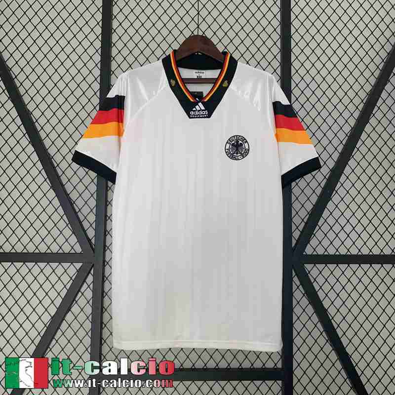 Germania Retro Maglia Calcio Prima Uomo 1992 FG421