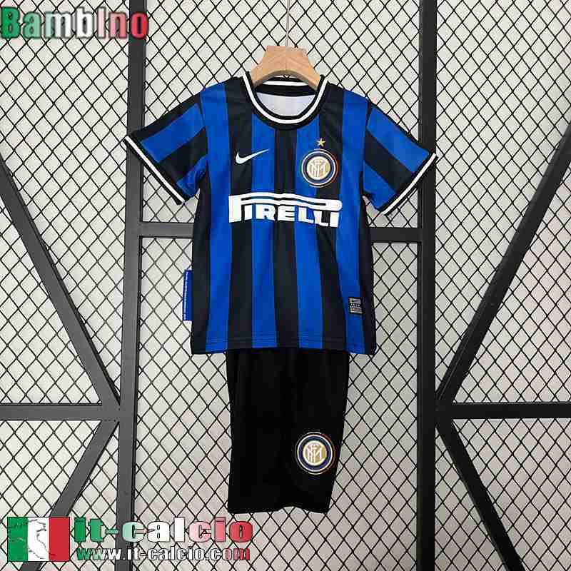 Inter Milan Retro Maglia Calcio Prima Bambini 09 10