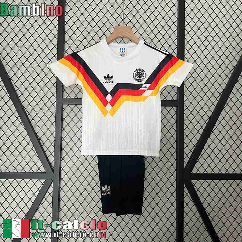 Germania Retro Maglia Calcio Prima Bambini 1990