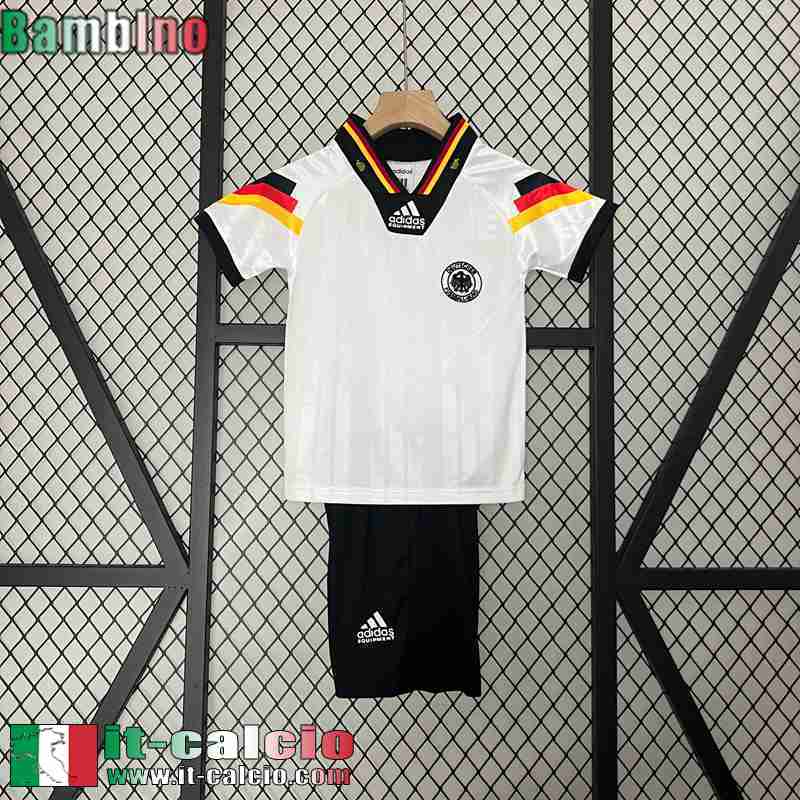 Germania Retro Maglia Calcio Prima Bambini 1992