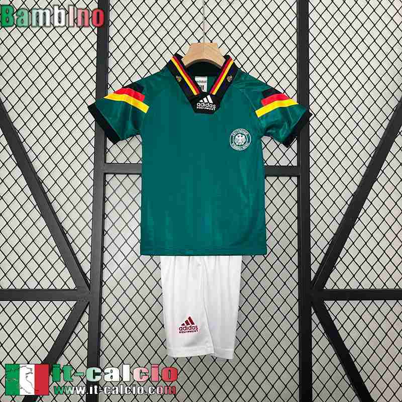 Germania Retro Maglia Calcio Seconda Bambini 1992