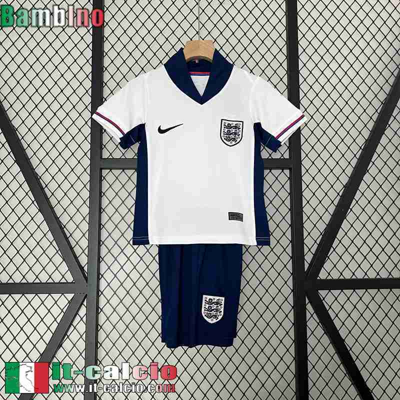 Inghilterra Retro Maglia Calcio Prima Bambini 2024