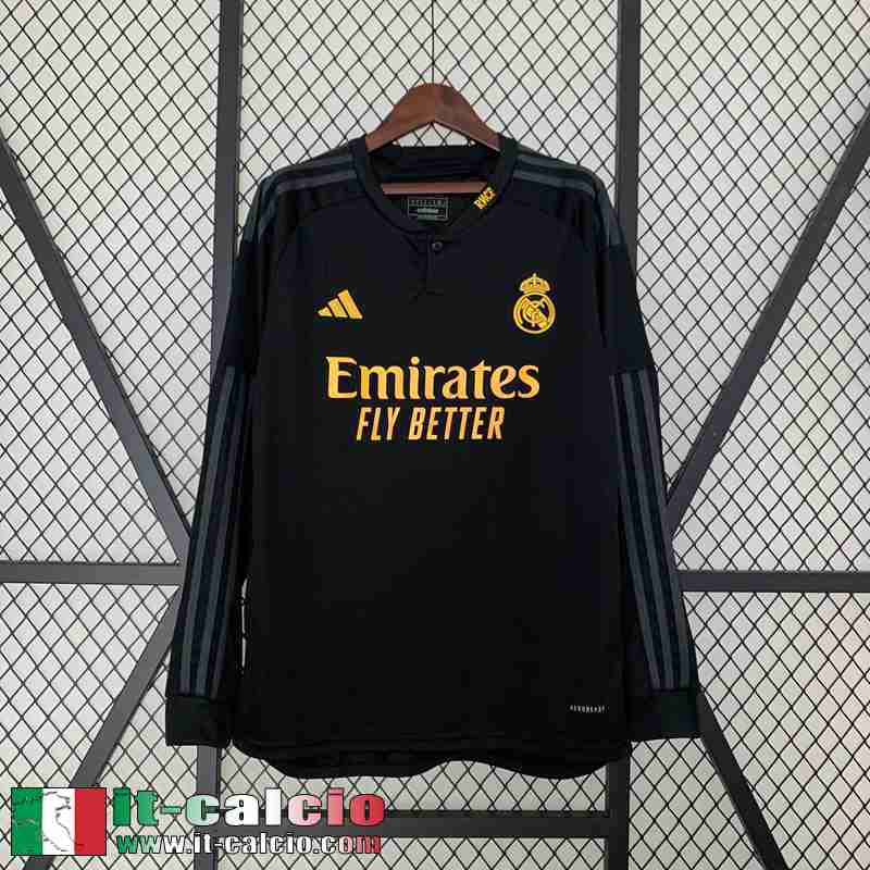 Real Madrid Maglia Calcio Terza Manga Larga Uomo 2023 2024