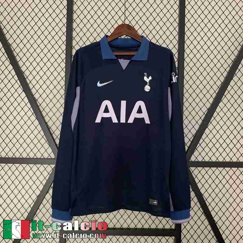 Tottenham Maglia Calcio Seconda Manga Larga Uomo 2023 2024