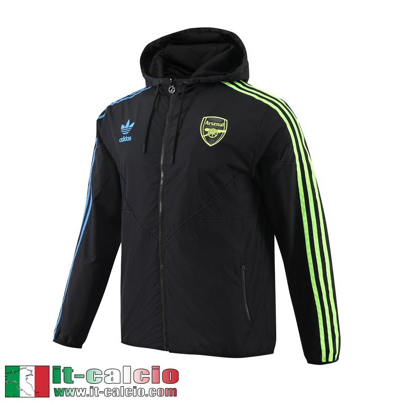 Arsenal Giacca A Vento Giacca Cappuccio Uomo 2023 2024 D197