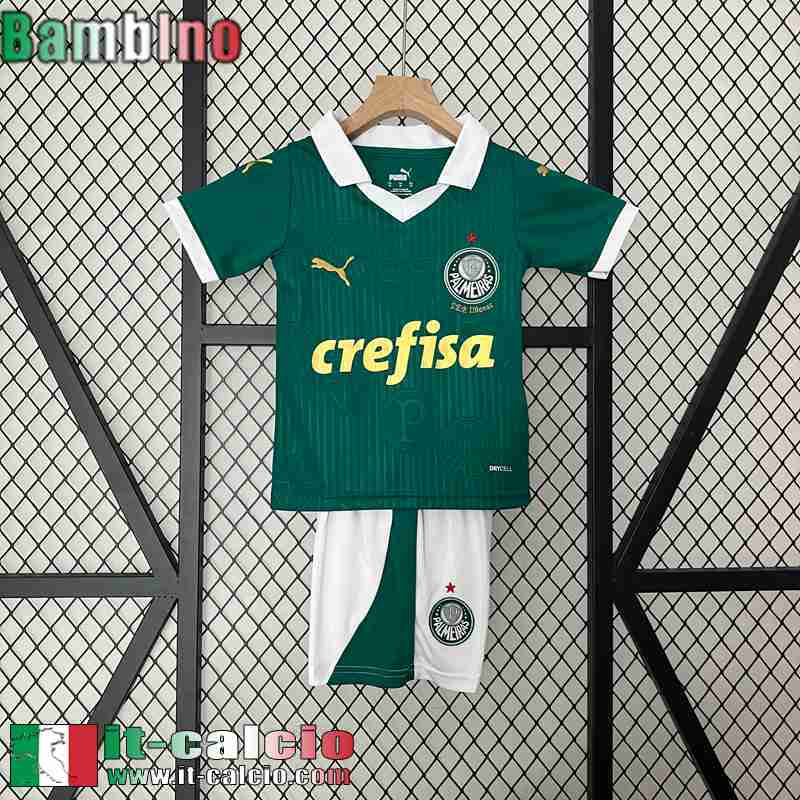 Palmeiras Maglia Calcio Prima Bambini 24 25