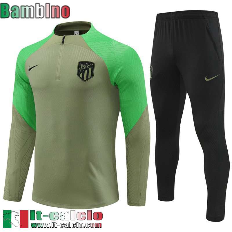 Atletico Madrid KIT: Tute Calcio Bambini 23 24 C180