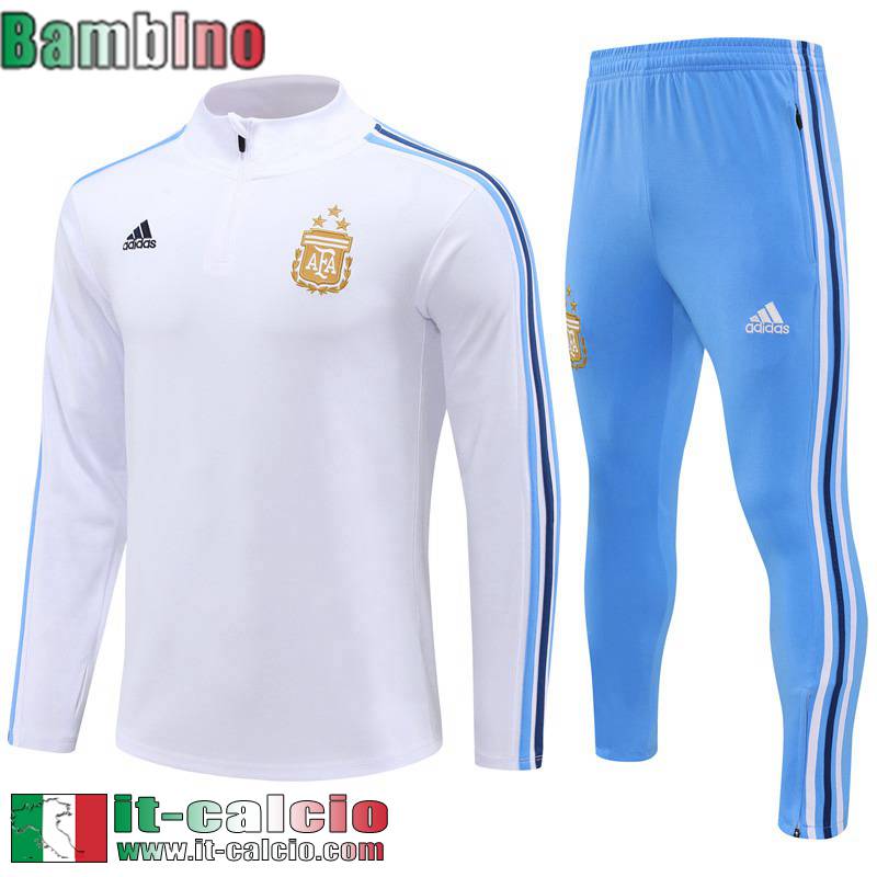 Argentina KIT: Tute Calcio Bambini 23 24 C187