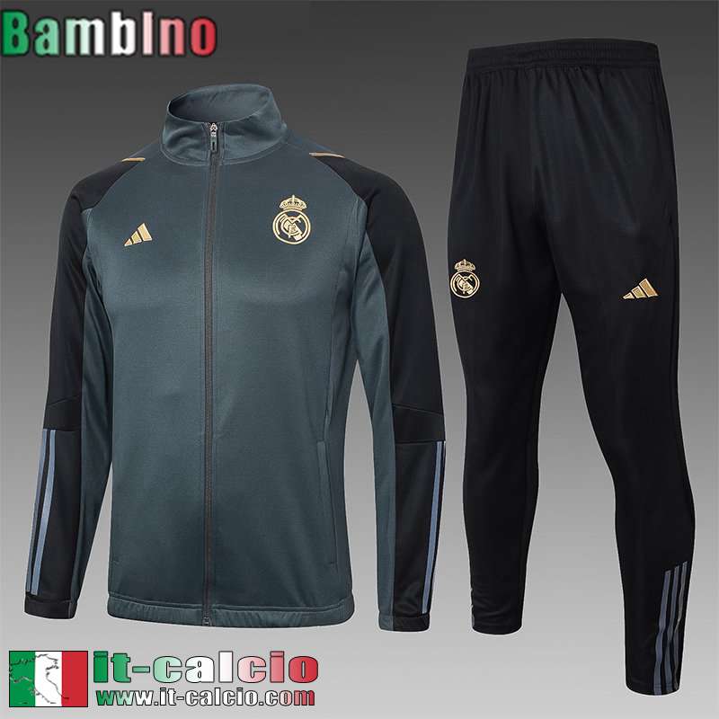 Real Madrid KIT: Full Zip Giacca Bambini 23 24 C191