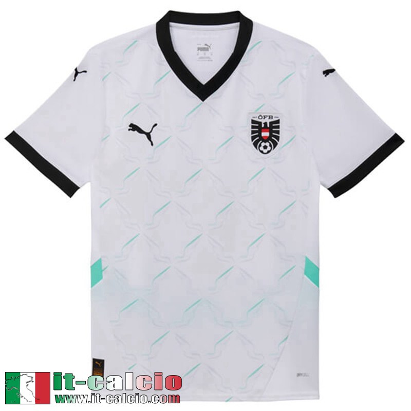 Austria Maglia Calcio Seconda Uomo EURO 2024