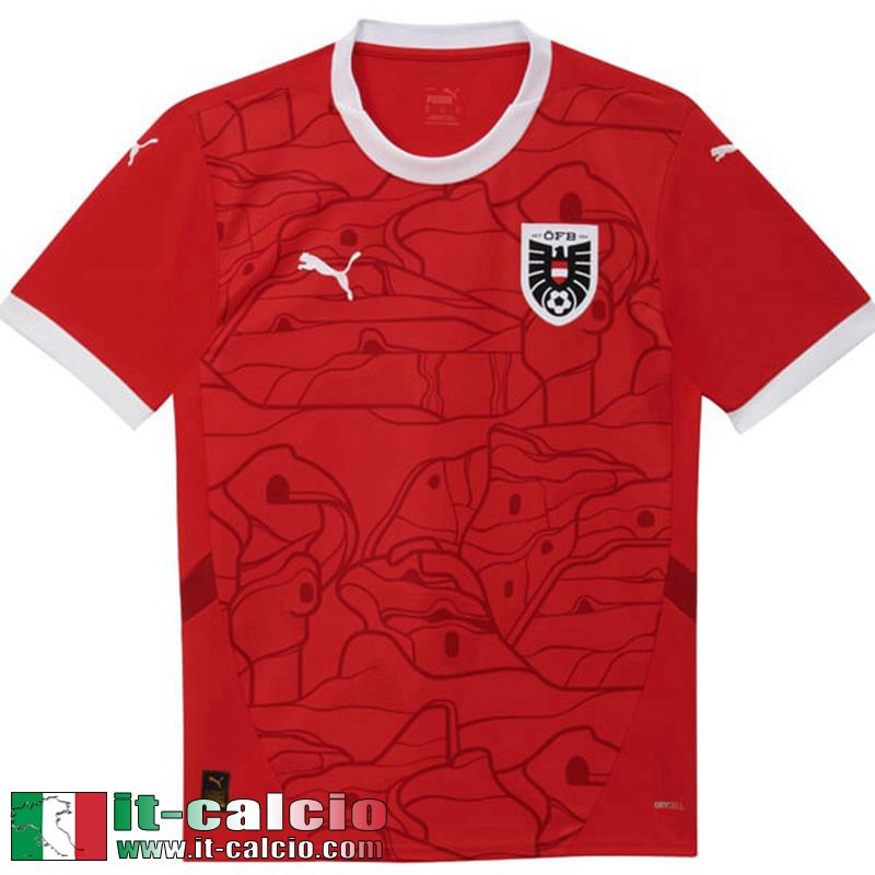 Austria Maglia Calcio Prima Uomo EURO 2024