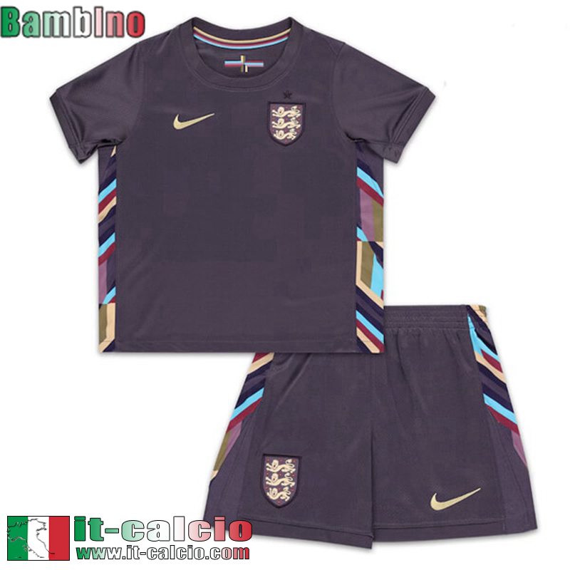 Inghilterra Maglia Calcio Seconda Bambini EURO 2024