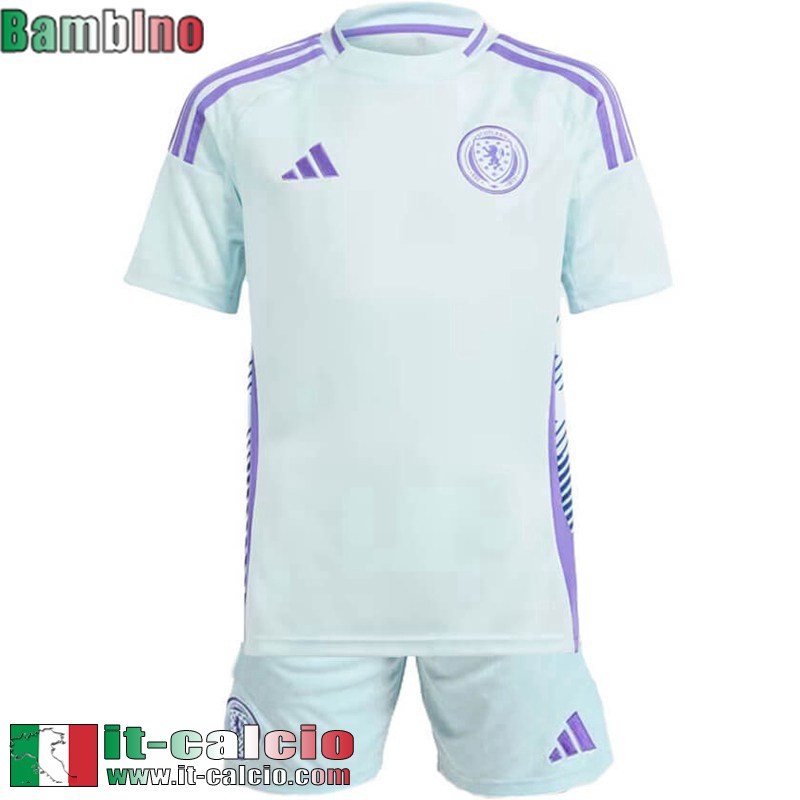 Scozia Maglia Calcio Seconda Bambini EURO 2024