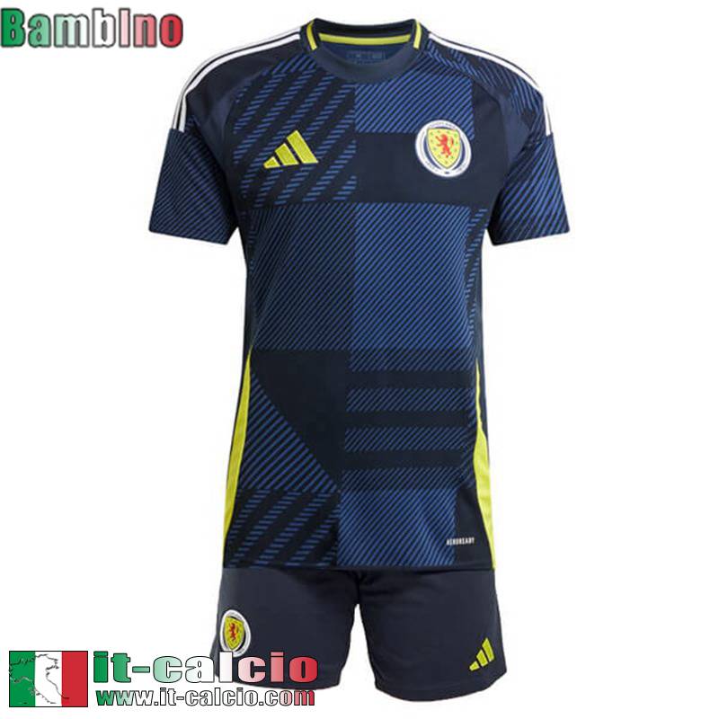 Scozia Maglia Calcio Prima Bambini EURO 2024