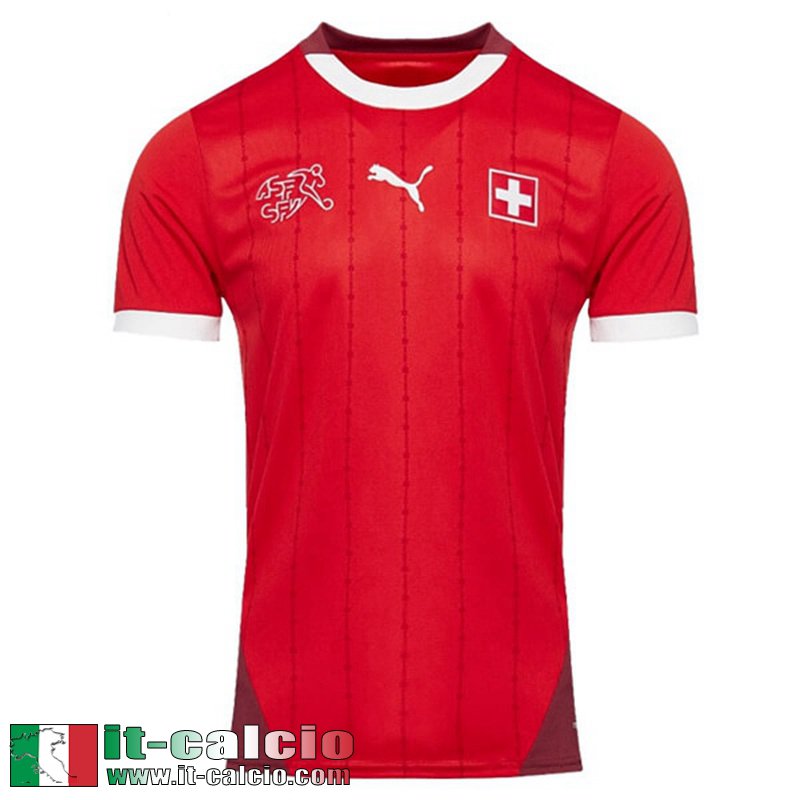 Svizzera Maglia Calcio Prima Uomo EURO 2024