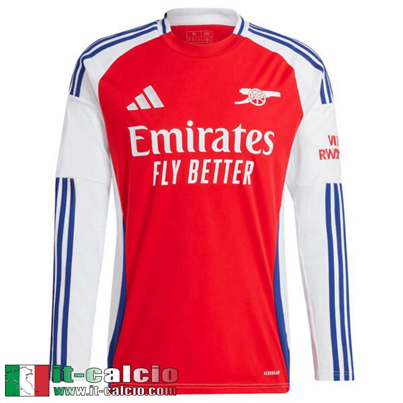 Arsenal Maglia Calcio Prima Uomo Manga Larga 2024 2025