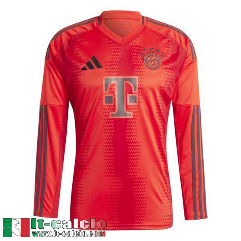 Bayern Monaco Maglia Calcio Prima Uomo Manga Larga 2024 2025