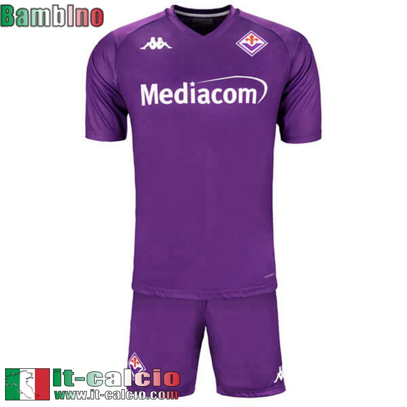 Fiorentina Maglia Calcio Prima Bambini 2024 2025