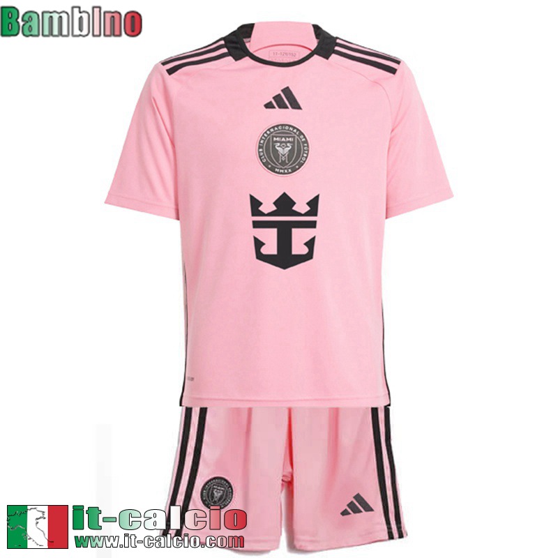 Inter Miami Maglia Calcio Prima Bambini 2024