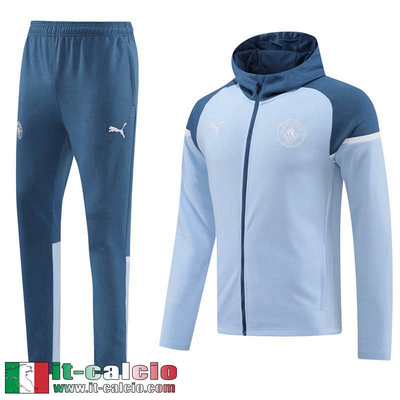 Manchester city Full-Zip Giacca Cappuccio Uomo 2024 2025 B137