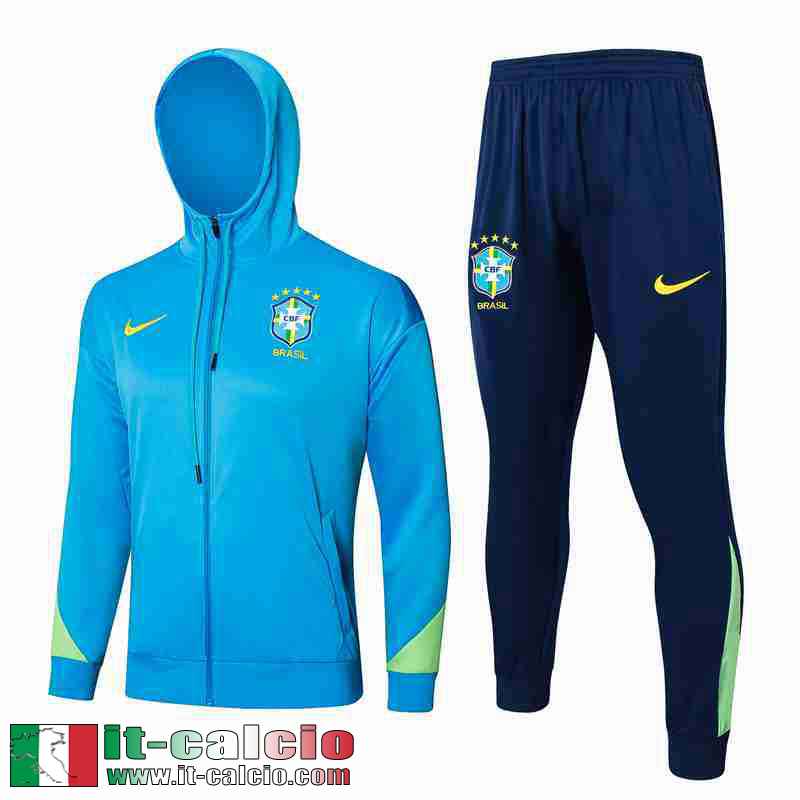 Brasile Full-Zip Giacca Cappuccio Uomo 2024 2025 B142