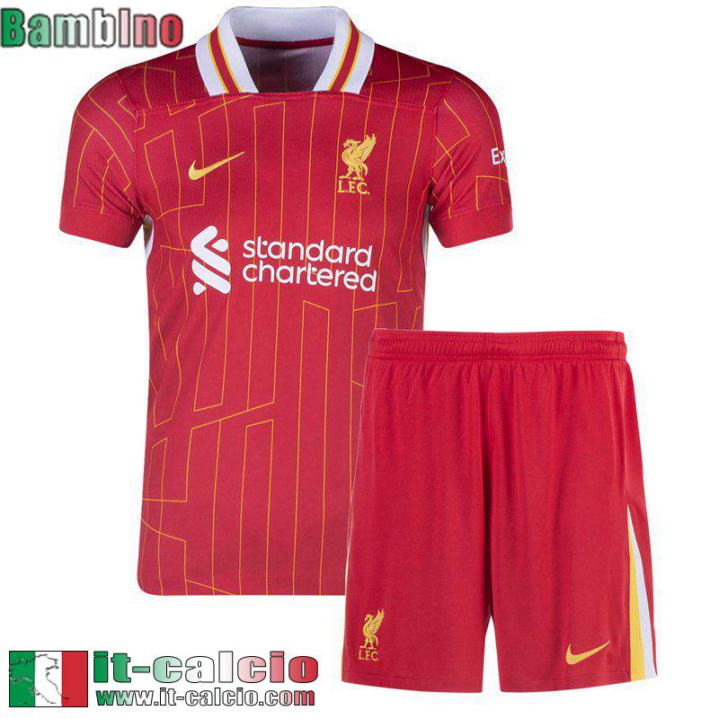 Liverpool Maglia Calcio Prima Bambini 2024 2025