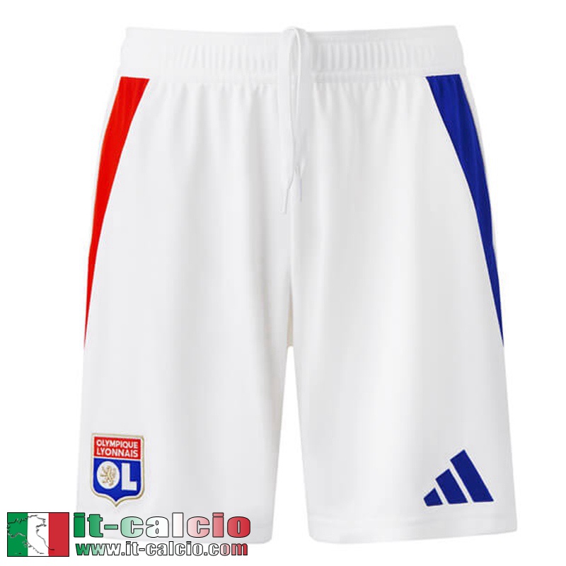 Olympique Lione Pantaloncini Calcio Prima Uomo 2024 2025 P451