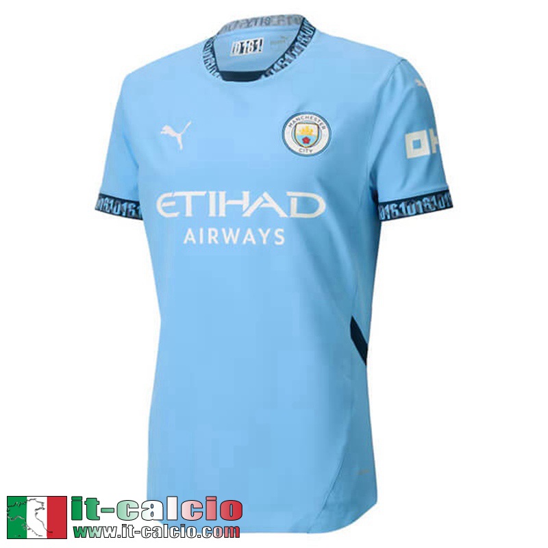 Manchester city Maglia Calcio Prima Uomo 2024 2025