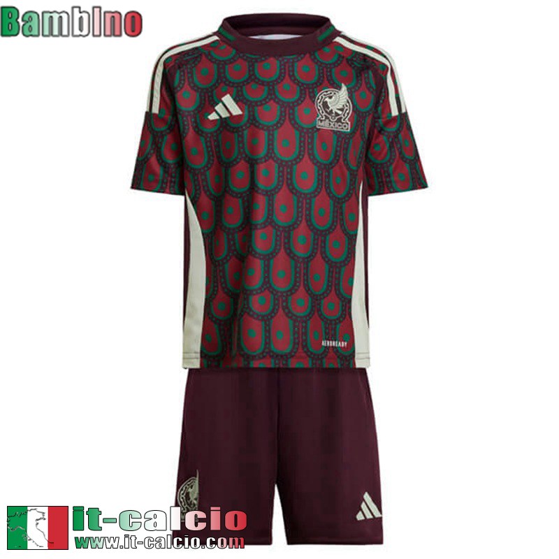 Messico Maglia Calcio Prima Bambini 2024