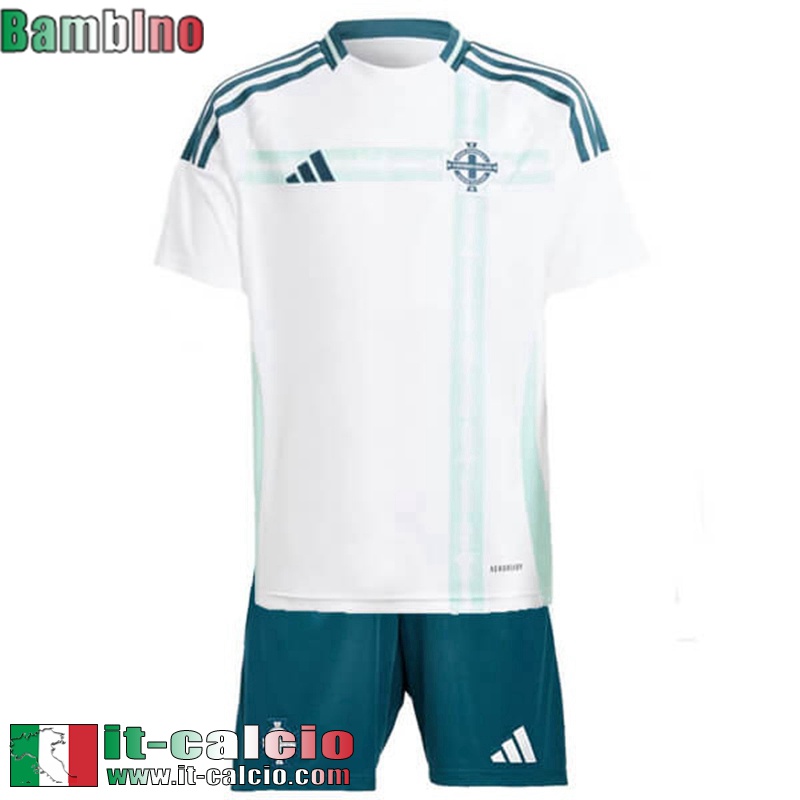 Northern Ireland Maglia Calcio Seconda Bambini 2024