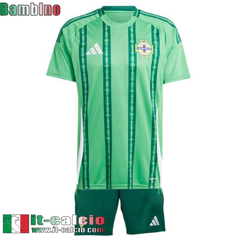 Northern Ireland Maglia Calcio Prima Bambini 2024