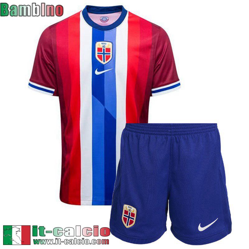 Norvegia Maglia Calcio Prima Bambini 2024