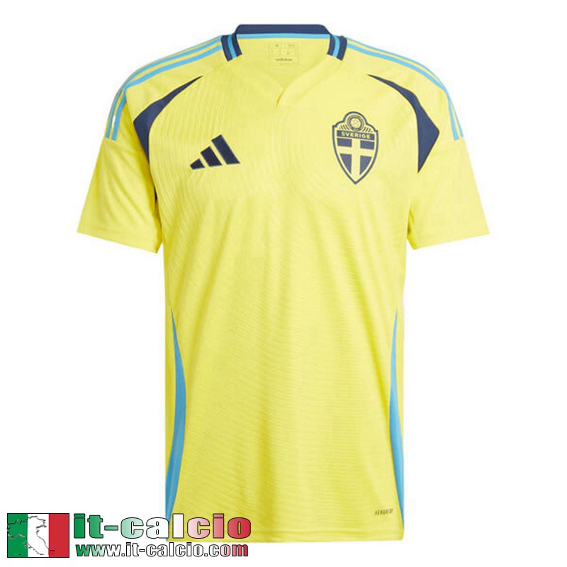 Svezia Maglia Calcio Prima Uomo 2024