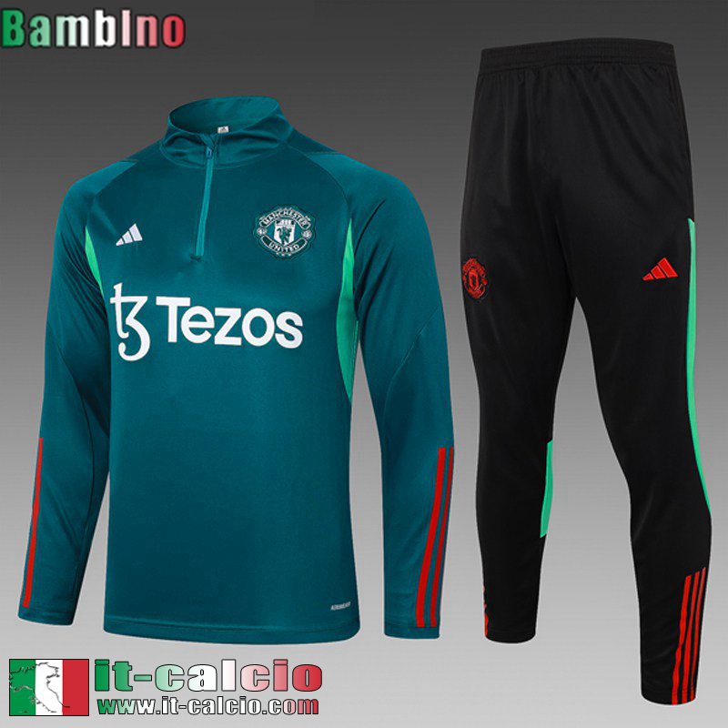 Manchester united Tute Calcio Bambini 2024 2025 C273