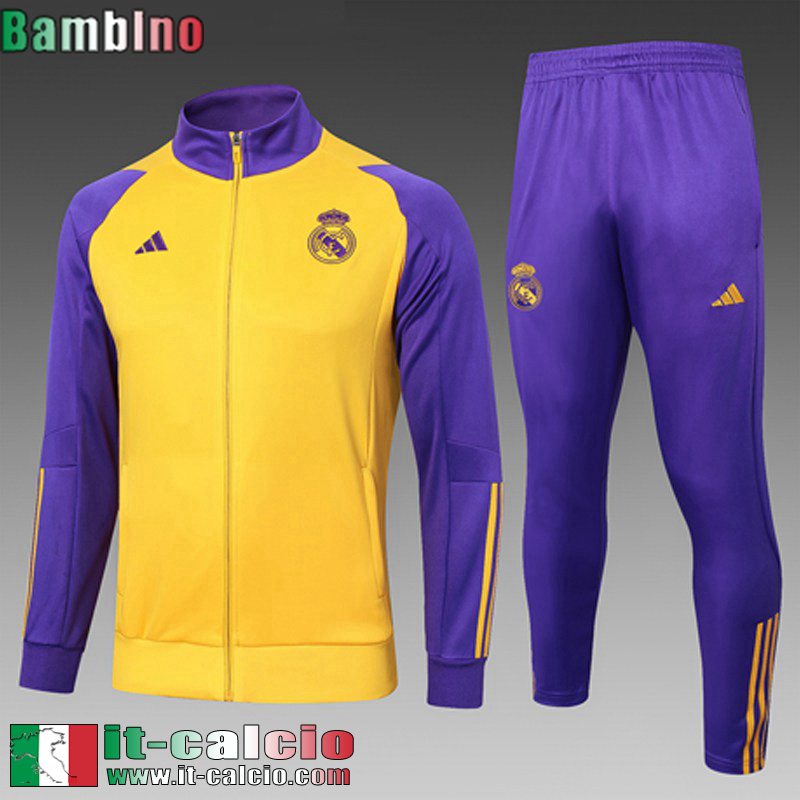 Real Madrid Full-Zip Giacca Bambini 2024 2025 C276