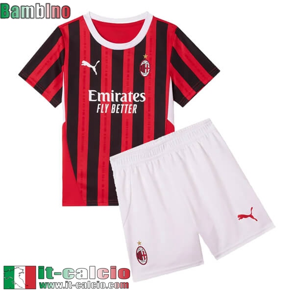 Maglia Calcio AC Milan Prima Bambini 24 25