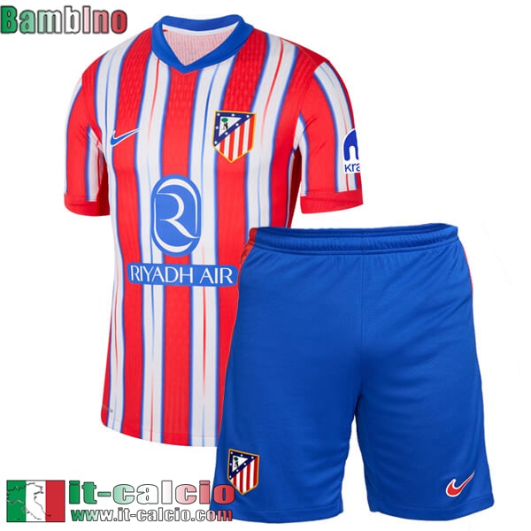 Maglia Calcio Atletico Madrid Prima Bambini 24 25