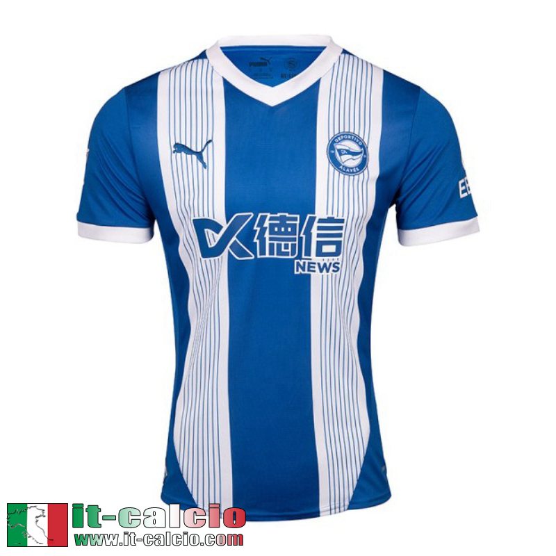 Maglia Calcio Deportivo Alaves Prima Uomo 24 25