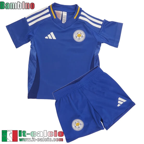 Maglia Calcio Leicester City Prima Bambini 24 25