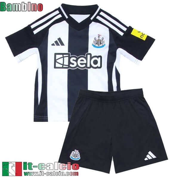 Maglia Calcio Newcastle United Prima Bambini 24 25