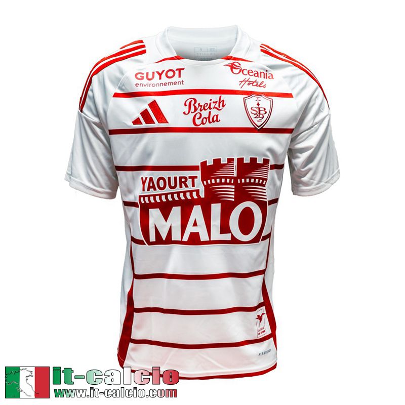 Maglia Calcio Stade Brestois Seconda Uomo 24 25